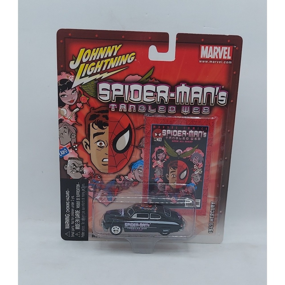 2004 Johnny Lightning Marvel Spider-Man 1949 Mercury